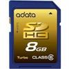 A-DATA Technology ADATA Turbo series flash memory card - 8 GB - SDHC ASDH8GCL6-R